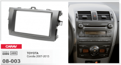 3 Автомобильная переходная рамка для Toyota Corolla 09-13 2DIN